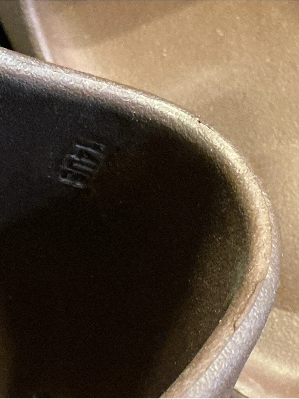 Yeezy Men's Slide Sandals in Dark Brown Size14